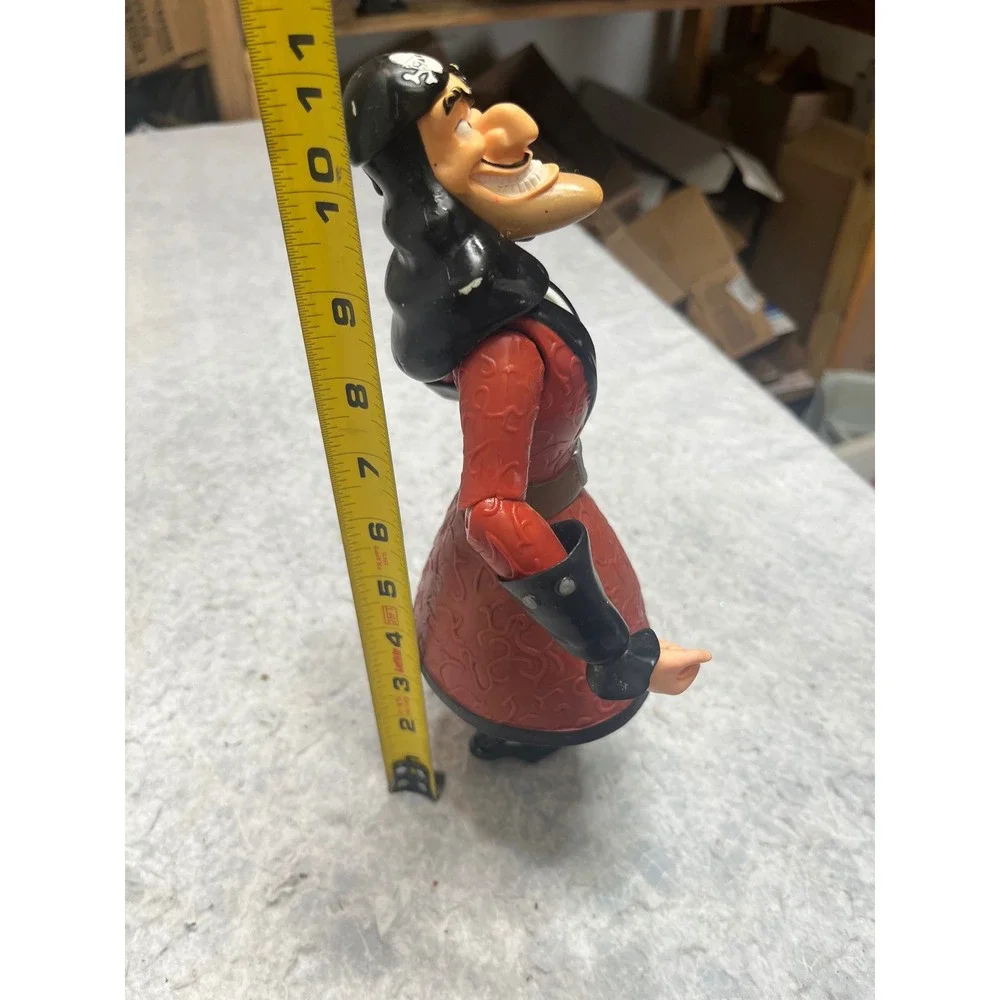 Disney vintage 1999 Captain Hook Action Figure talking Pirate Villain 11 In